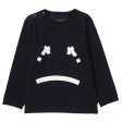 Baby Black T-Shirt With White Printed X Tears Face Online