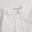 Girls White Lace Shirt Hot on Sale