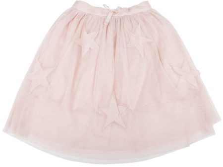 Amalie Girls Pink Stars Embroidered Skirt Sale