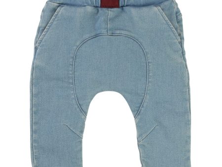 Baby Boys Blue Denim Cotton Jeans For Cheap