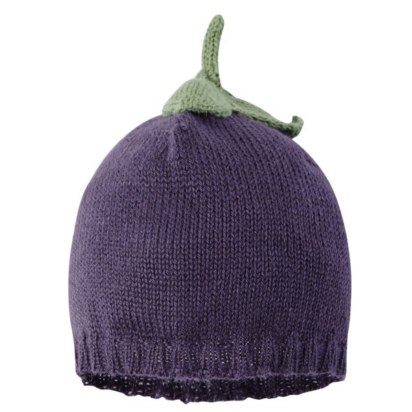 Baby Black Alpaca Wool Knitted Radish Trims Hat Online Hot Sale