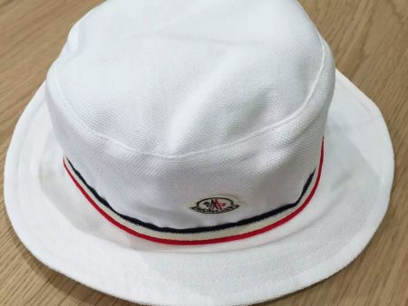 Baby White Sun Hat With Striped Trims Online