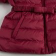 Baby Girls Dark Pink Down Padded Hooded Jacket Discount