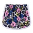 Girls  Multicolor Flower Printed Crepe Skirt Hot on Sale