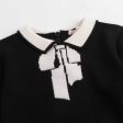 Girls Black & White Wool Sweater on Sale