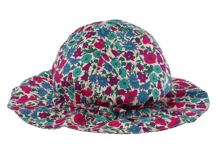 Baby Multicolor Poppy Printed Sun Hat Discount