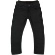 Baby Boys Black Denim Monster Embroidered Jeans Discount