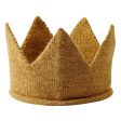 Baby Brown Wool Knitted Crown Discount